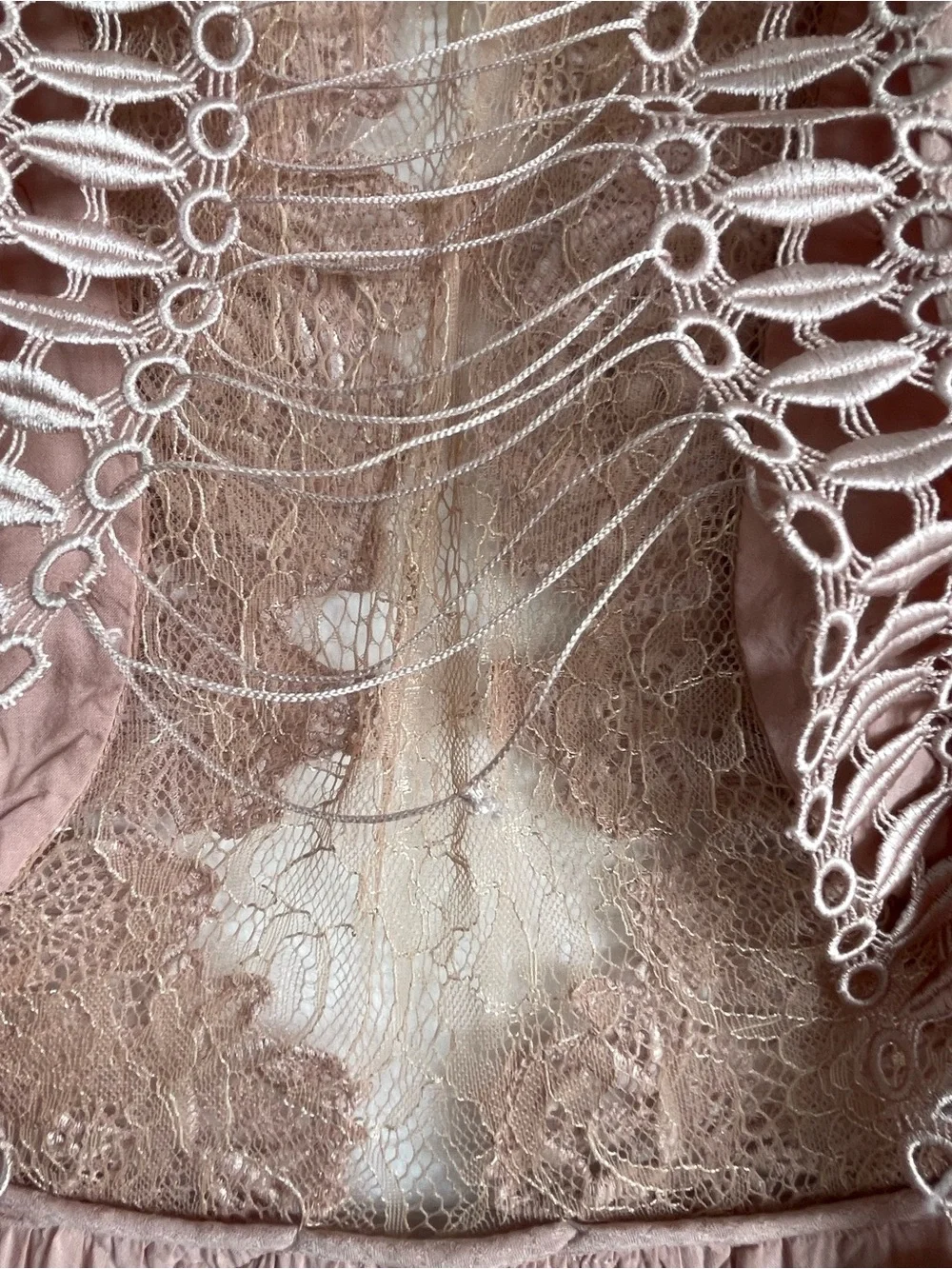 Free People Blush Rose Nude Dress - Picture 9 of 12